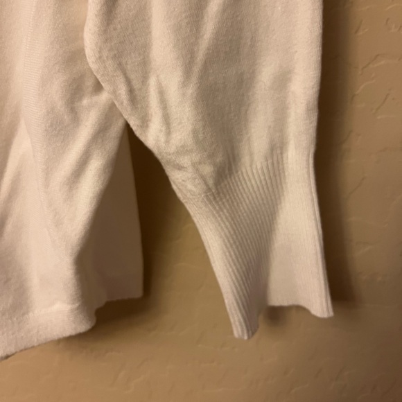 Aaeda Winter White Knit Sweater with Floral Embroidery - Picture 8 of 14